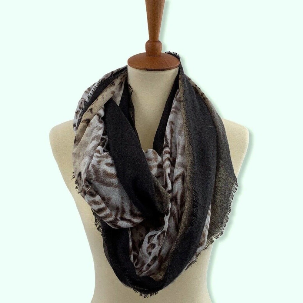 BCBGeneration Animal Print Infinity Scarf‎